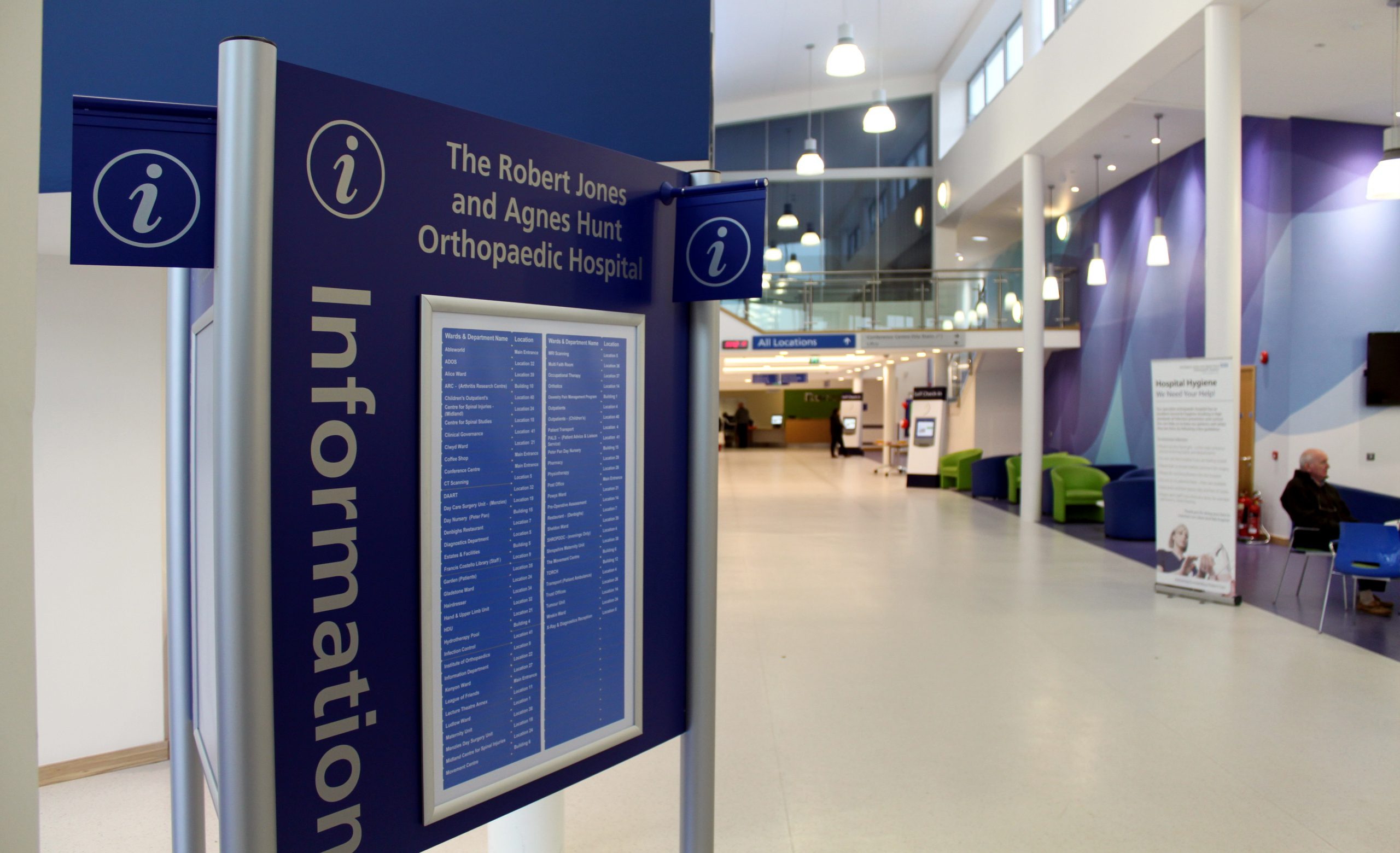 Robert Jones & Agnes Hunt Hospital - Hospital Wayfinding
